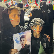 سیل خروشان مردم ولایتمدار اراک در میدان شهدا