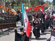 قاب‌هایی از مردم عزادار کرمان در اربعین رهبر شهید