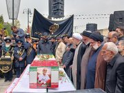 پیکر شهید سرلشکر خادمی در شیراز تشییع شد