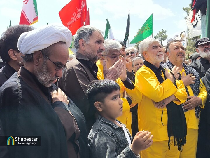 بی‌قراری بیرجند در سوگ رهبرِ شهید