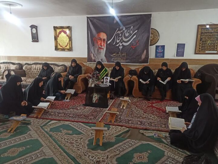 چهلم قائد امت؛ قرآن، عزا و بیعت در کانون تخصصی منتظران عصرظهور