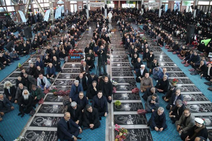 مراسم اربعین شهادت امام امت در گلزار شهدای رشت