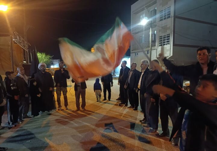 مراسم چهلم رهبر شهید امت و شهدای میناب در رومشکان