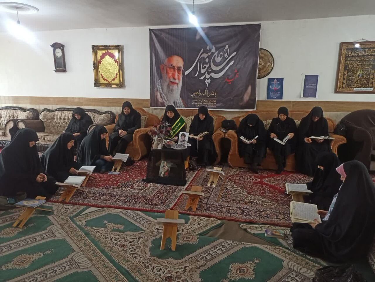 چهلم قائد امت؛ قرآن، عزا و بیعت در کانون تخصصی منتظران عصرظهور