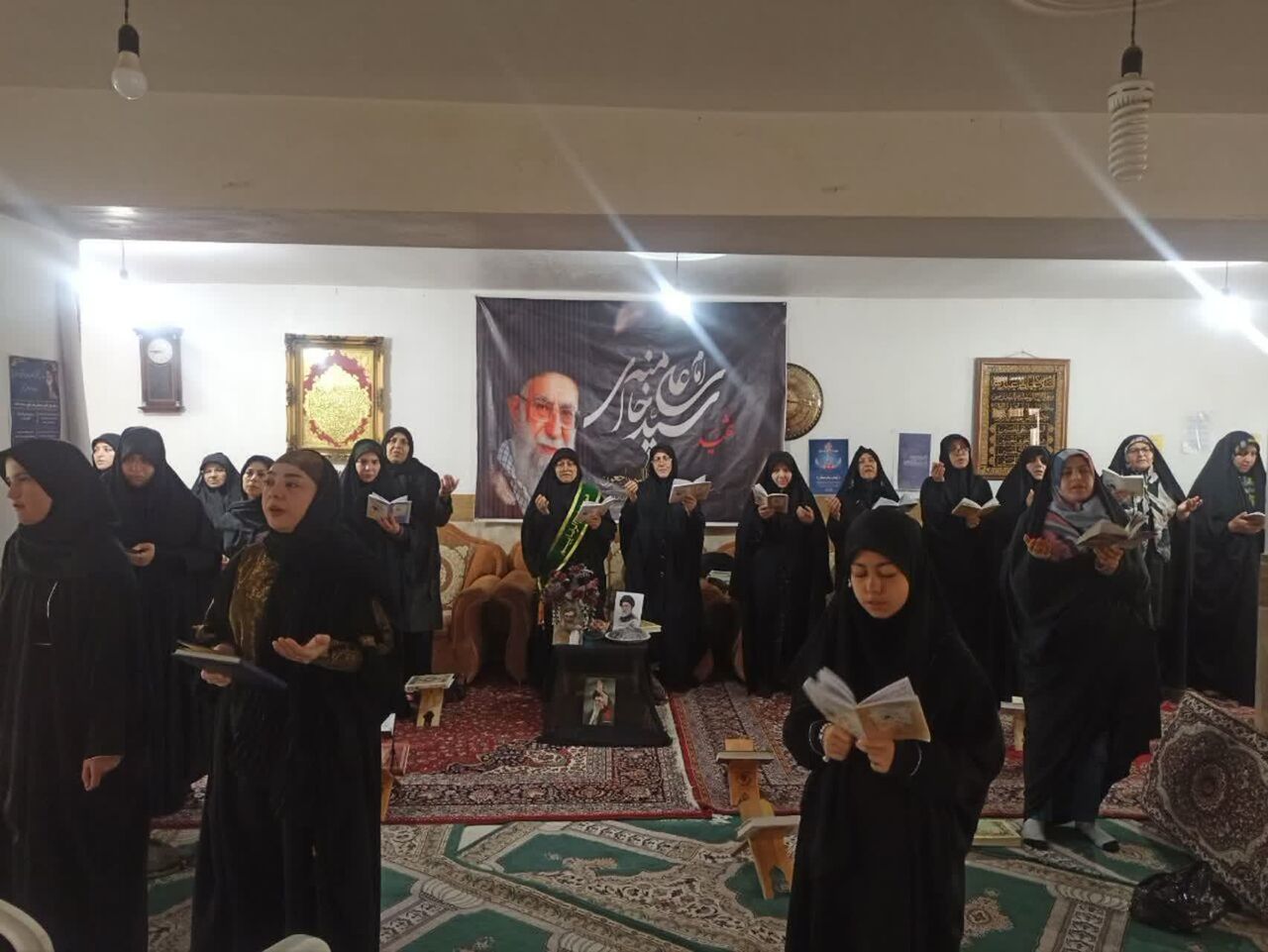 چهلم قائد امت؛ قرآن، عزا و بیعت در کانون تخصصی منتظران عصرظهور