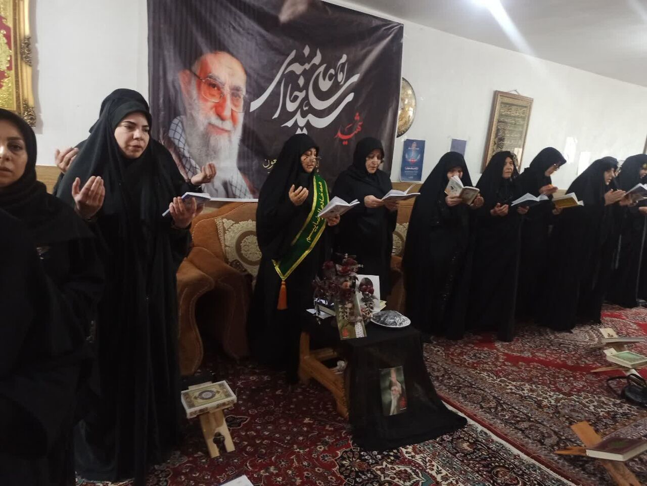 چهلم قائد امت؛ قرآن، عزا و بیعت در کانون تخصصی منتظران عصرظهور