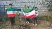 غرس نهال به نیت ۸۶سالگی رهبرشهید در مازندران