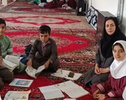 وقتی «مسجد» سنگر علم‌آموزی می‌شود/ تداوم آموزش دبستان شهید «قرنی» پول با طعم همدلی