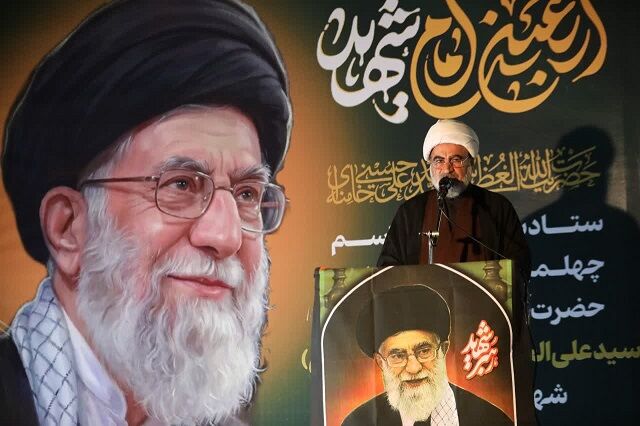 آیین چهل‌روزگی شهدای شجره‌طیبه و رهبر شهید انقلاب در پارسیان