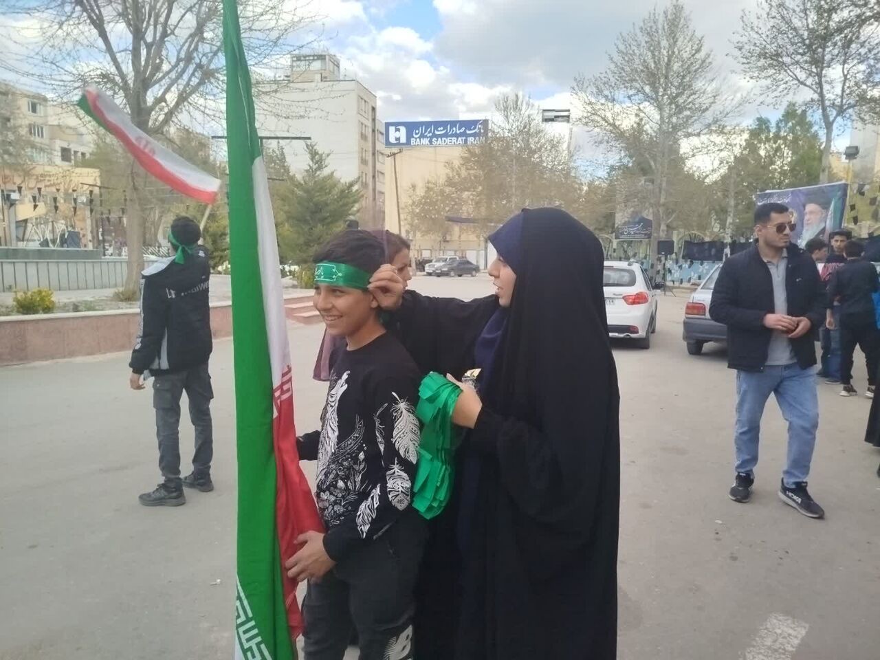 برپایی ایستگاه صلواتی به‌مناسبت چهلم قائد امت توسط کانون فرهنگی باقرالعلوم(ع)