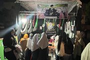 همدلی دانش‌آموزان مدرسه هاجر(س) با میناب؛ موکب دانش‌آموزی برپا شد