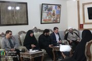 دیدار با خانواده اولین شهید کانون‌های فرهنگی مسجدی مشهد