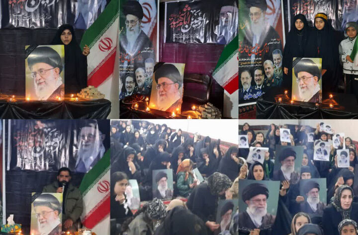 برگزاری مراسم اربعین قائد امت با حضور پرشور بانوان روستای مغوان