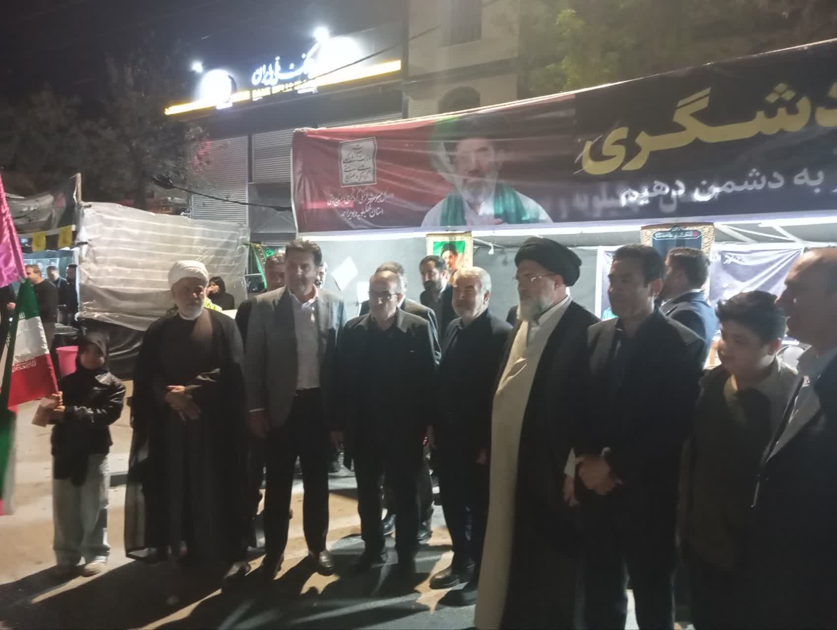 خیمه «فرهنگ، هنر و گردشگری » روایت خدمت بی‌منت در دل شب‌های سوگ