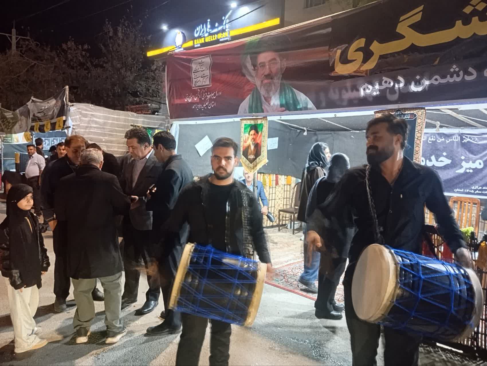 خیمه «فرهنگ، هنر و گردشگری » روایت خدمت بی‌منت در دل شب‌های سوگ