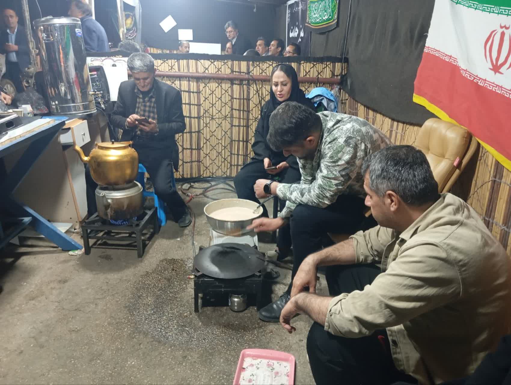 خیمه «فرهنگ، هنر و گردشگری » روایت خدمت بی‌منت در دل شب‌های سوگ