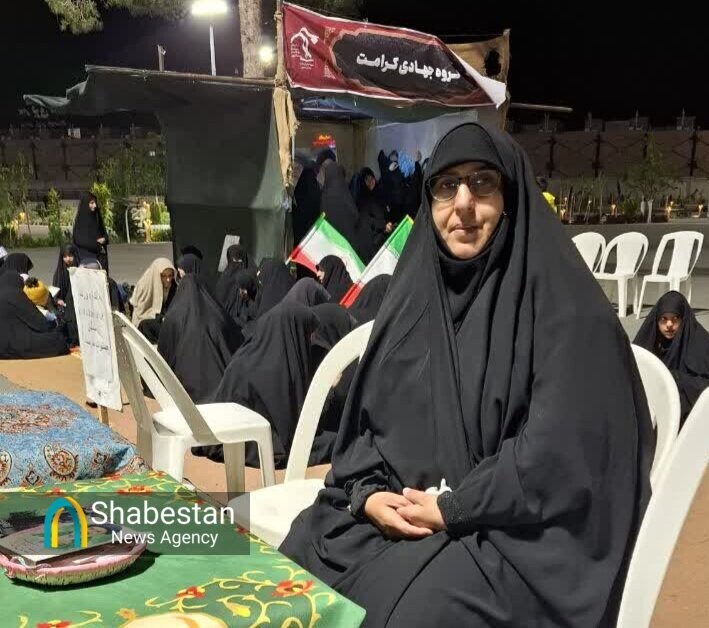 از «ترازوی صلوات» تا «فرشینه مقاومت» در موکب گروه جهادی کرامت بیرجند