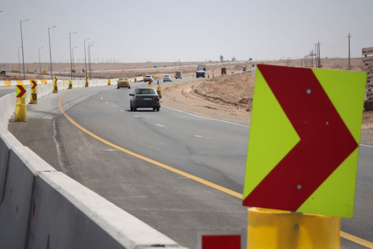 پیشرفت فیزیکی آزادراه حرم تا حرم ۹۵ درصد است