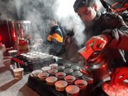 میدان‌داری کانون «بشارت» در سنگر خدمت؛ روایت برپایی موکب برای دفاع از میهن و تجلی غیرت نسل نو