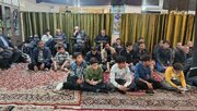 کاروان نوجوانان بشارت در سوگ صادق آل‌محمد؛ مسجد دستنا غرق در عطر عزا