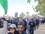 کاروان «رودون برار میناب» با حضور گسترده مسئولان و مردم وارد میناب شد