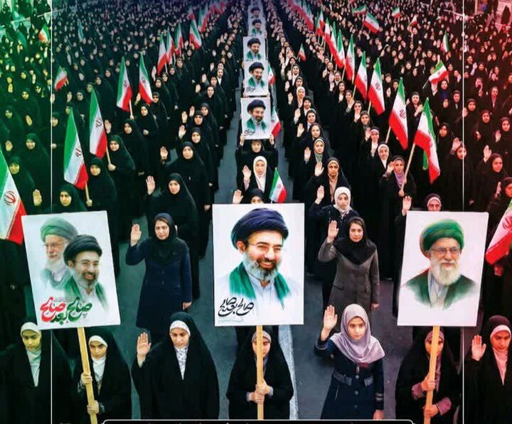 اجتماع و رزمایش بزرگ دختران جان فدای ایران/
بیعت دختران ایران با رهبر انقلاب 