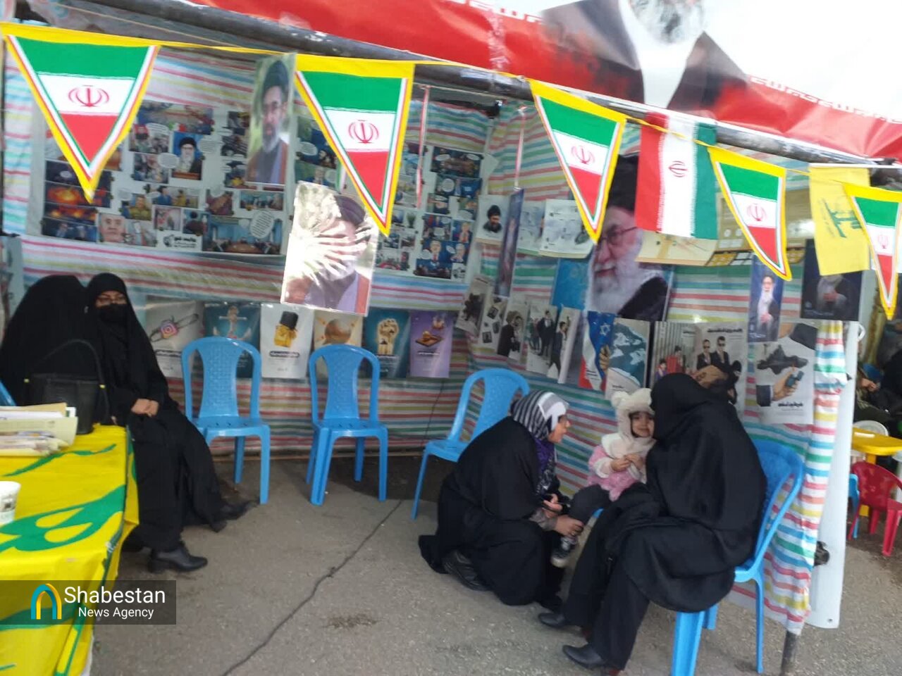 حضور پرشور بچه‌های مسجدی در موکب «سربلند» بیجار همزمان با شب شهادت امام صادق(ع)