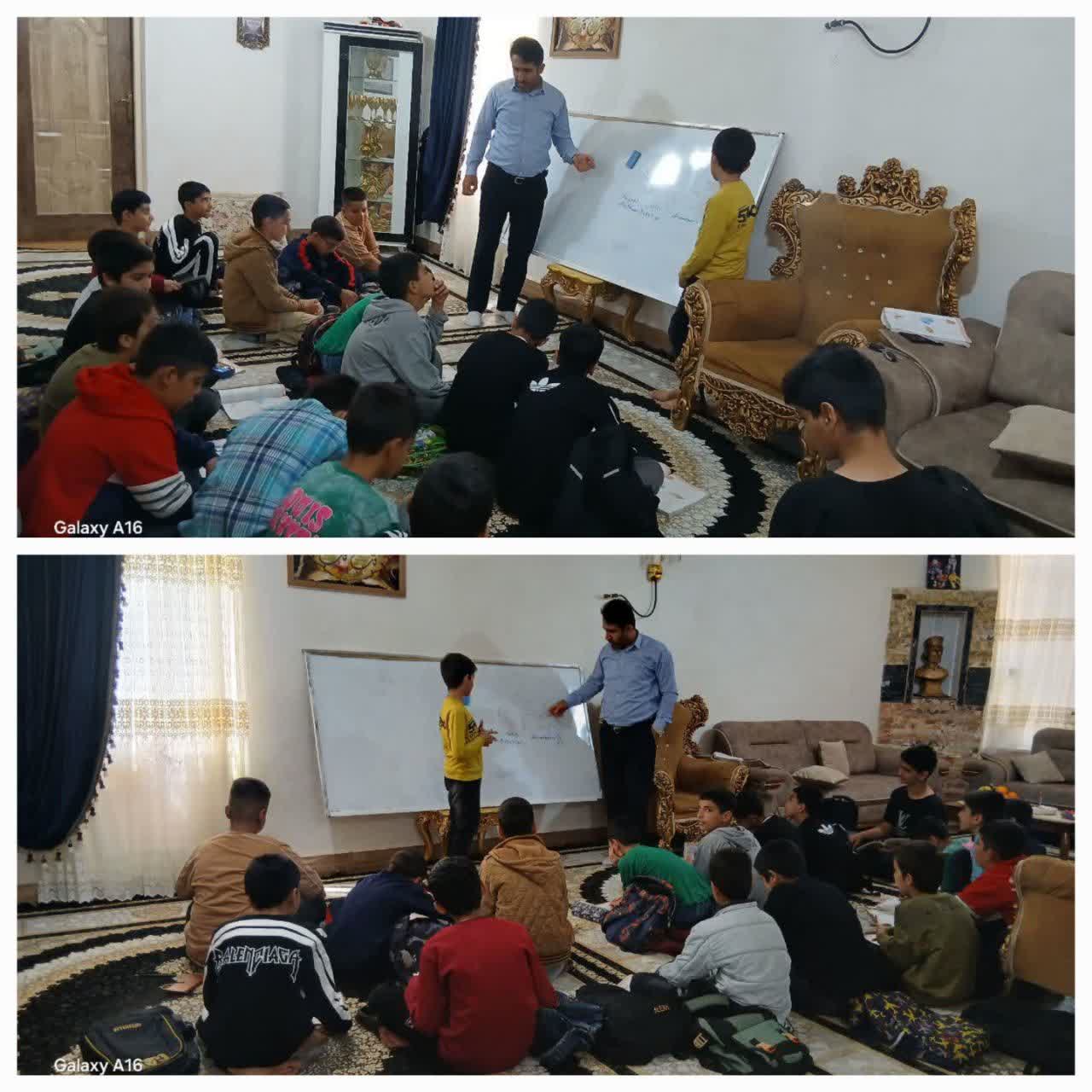 فداکاری معلمان در مساجد و طبیعت چهار فصل کهگیلویه و بویراحمد