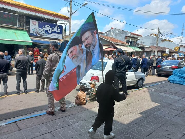 سنگر، غرق در ماتم رئیس مذهب؛ از درب حوزه بسیج تا آستان شهدا