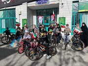 کاروان دوچرخه‌سواری بچه‌های کانون فرهنگی هنری محراب، مسجد امام علی (ع)