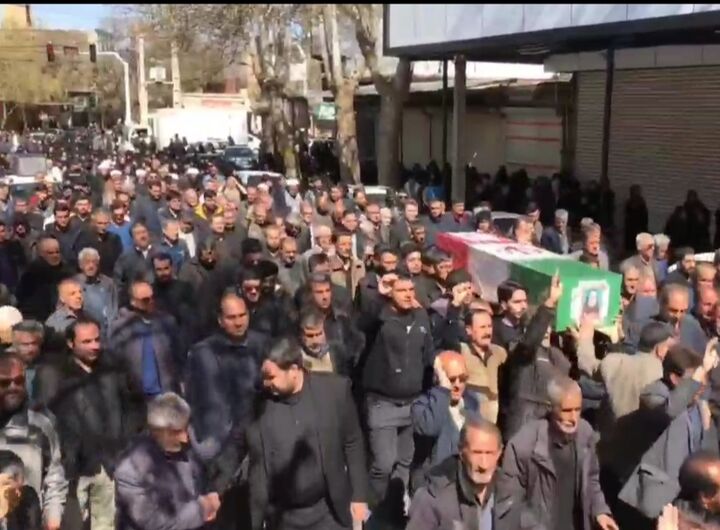 تشییع پیکر مطهر «شهیده لیلا ملکی» در سنقر