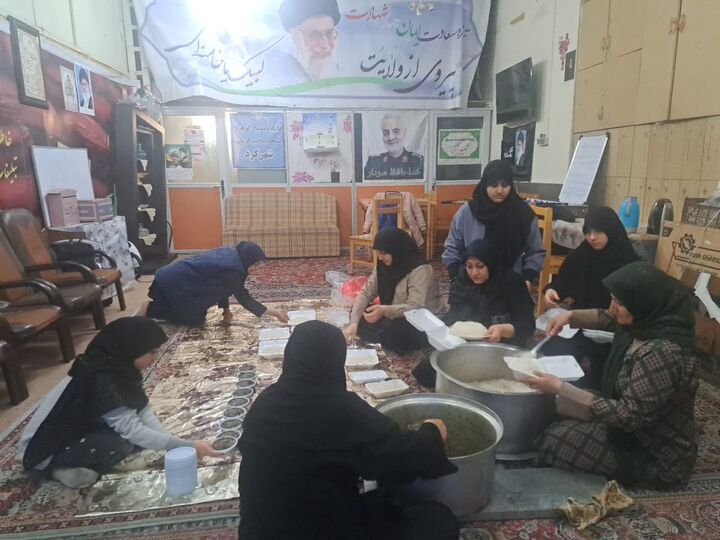 دیگ‌های گرم، دل‌های روشن؛ بانوان کانون قدسیان اباصالح در مسیر خدمت به جبهه حق