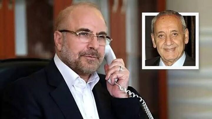 قالیباف: آتش‌بس در لبنان به اندازه آتش‌بس در ایران برای ما اهمیت دارد/ نبیه بری: بابت حمایت از لبنان قدردانی می‌کنم