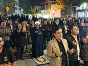 اقامه نماز باشکوه استغاثه به امام زمان(عج) در کوهدشت