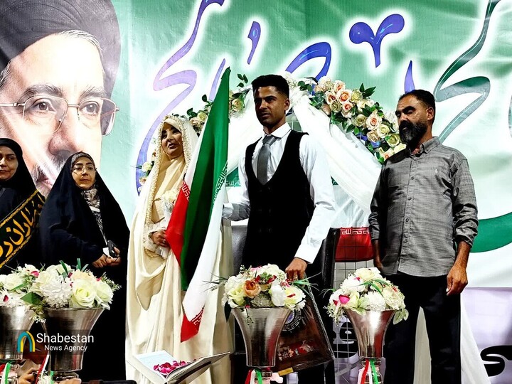 عشق در پناه اقتدار/ جشن پیوند زوج جیرفتی در شب حماسه