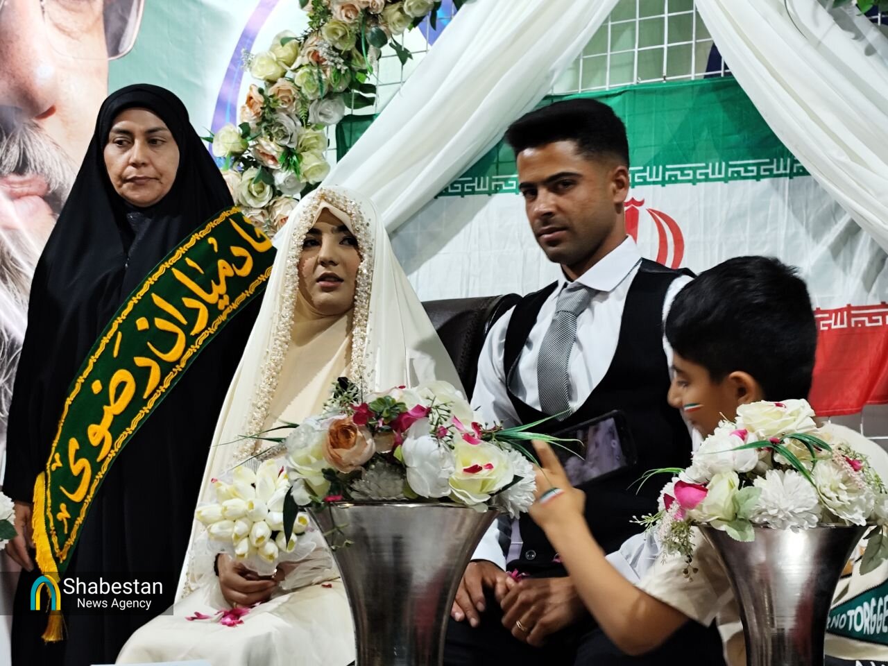 عشق در پناه اقتدار/ جشن پیوند زوج جیرفتی در شب حماسه