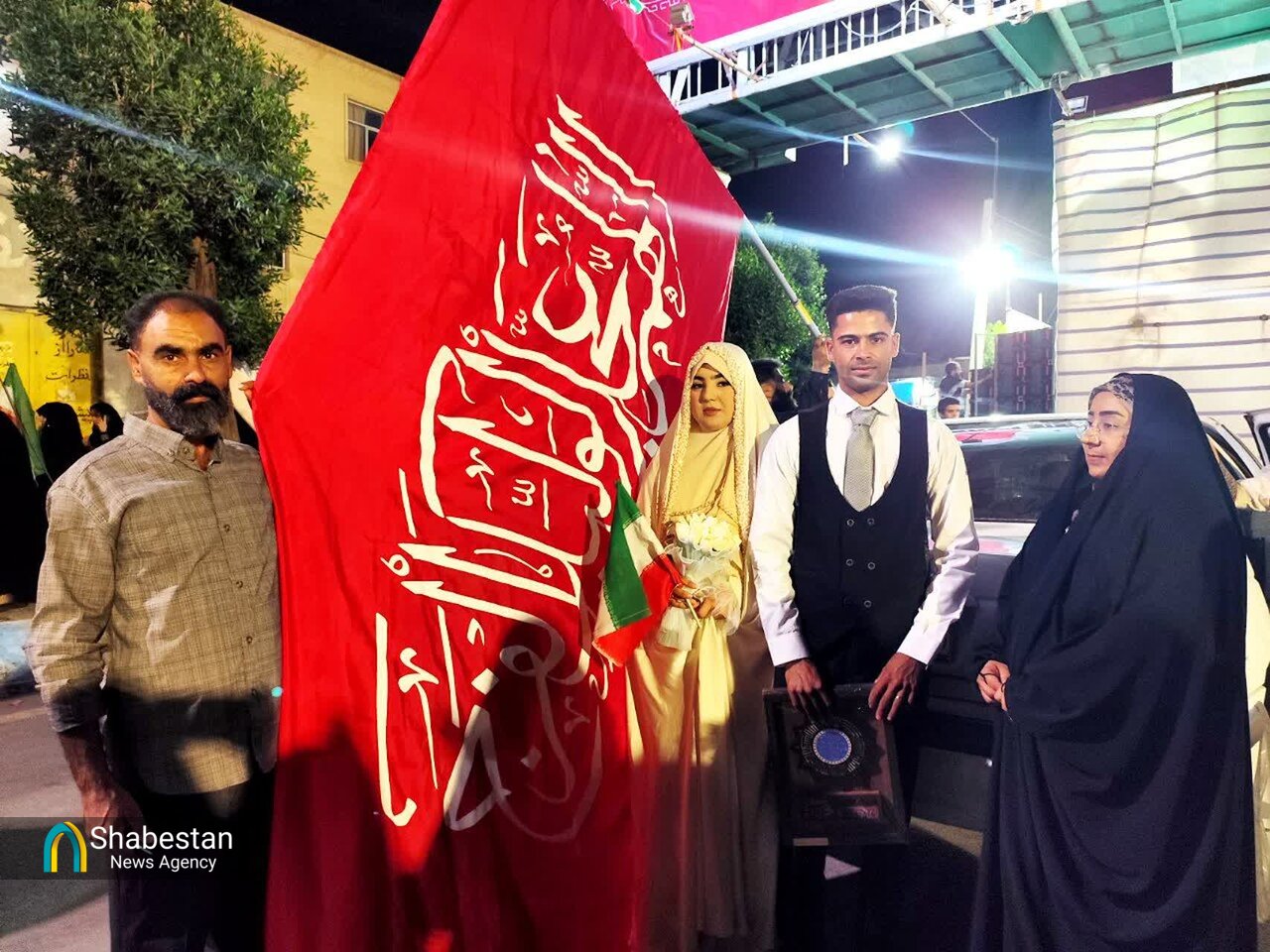 عشق در پناه اقتدار/ جشن پیوند زوج جیرفتی در شب حماسه