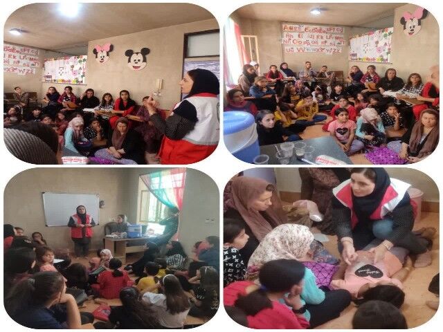 برگزاری دوره آموزش کمک‌های اولیه در بویین سفلی با مشارکت کانون فرهنگی هنری مساجد و هلال‌احمر