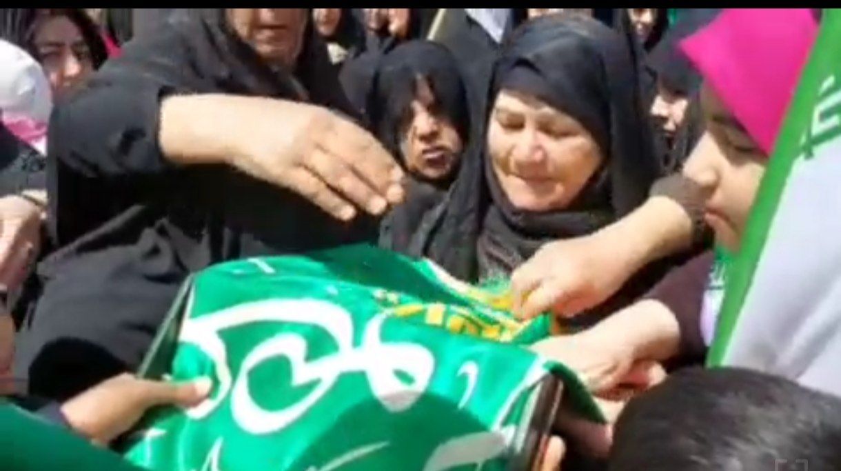 آیین معنوی استقبال از پرچم حرم حضرت فاطمه معصومه(س) در بیجار