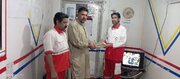 تجلیل و تکریم از امدادگران هلال‌احمر در جنگ رمضان توسط قرارگاه پیامبر اعظم (ص)