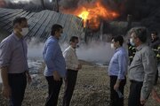 حادثه آتش‌سوزی در کارخانه گنبد بدون مصدوم/ عملیات مهار ادامه دارد