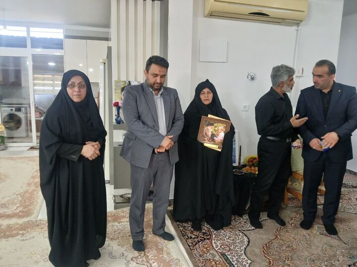 عطر بهشت در میاندورود؛ تکریم خانواده‌های شهدا در سایه‌سار مساجد