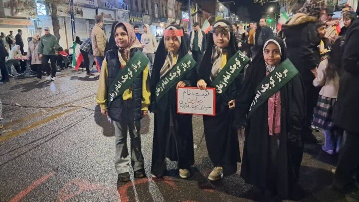 مسجد؛ سنگرِ کودکانِ مهدوی/ سربازان کوچک در ارومیه به صف شدند