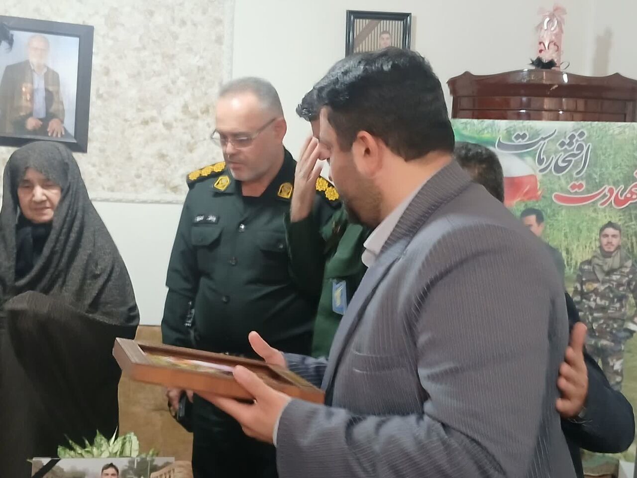 عطر بهشت در میاندورود؛ تکریم خانواده‌های شهدا در سایه‌سار مساجد