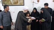 تجلیل از دختران شهدا به مناسبت میلاد حضرت معصومه(س) در کوهدشت