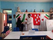 تجلیل و تکریم مدیران خواهر کانونهای مساجد شهرستان مرزی میرجاوه