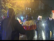 تجمعات شبانه در میدان نبوت در شب‌های بارانی با میدان داری مساجد