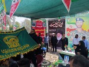 ویژه‌برنامه «زیر سایه خورشید» با حضور کاروان خدام رضوی در روستای نصیرایی میناب برگزار شد