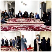 دیدار مدیرکل بنیاد شهید سیستان و بلوچستان با خانواده شهید ناو دنا در زاهدان