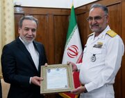 دیدار جانشین فرمانده نیروی دریایی ارتش با وزیر امور خارجه